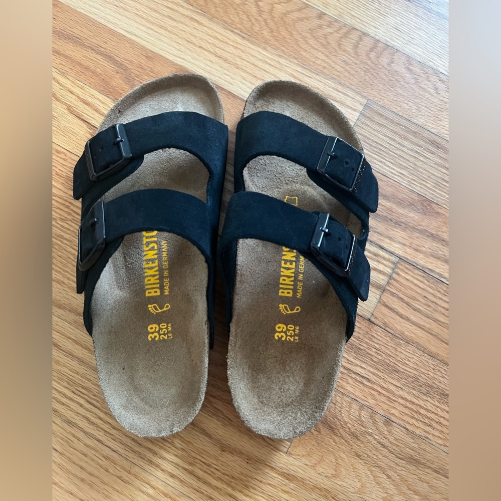Black Suede Birkenstocks